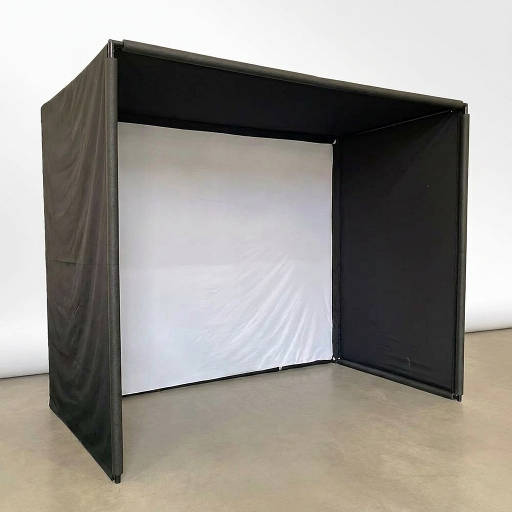 10/12/14Ft Outdoor Golf Training Simulator Cage Sports Practice Golf Simulator Enclosure with Impact Netting and All Poles — Studio Shot