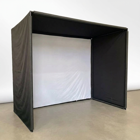 10/12/14Ft Outdoor Golf Training Simulator Cage Sports Practice Golf Simulator Enclosure with Impact Netting and All Poles — Studio Shot