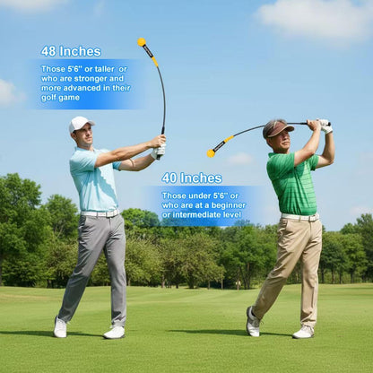 Golf Swing Trainer Aid - Golf Training Aid with Grip Trainer Training Equipment, Power Flex Swing Training Aid for Strength,Balance, and Tempo Swing Speed Trainer