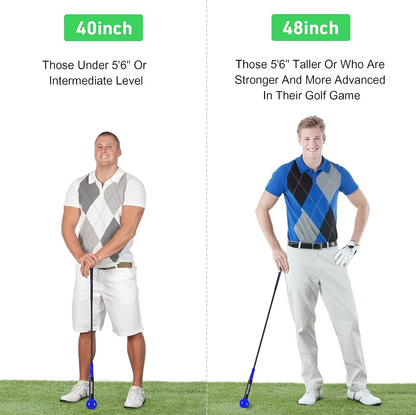 Golf Swing Trainer Aid, Golf Swing Trainer Warm-Up Stick for Strength, Flexibility and Tempo, Golf Training Aid, Golf Trainer Accessories for Men Women (40 INCHES, Blue)
