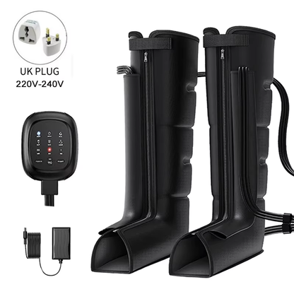 Leg Massager with Heat and Airbag Foot Calf Thigh Massager for Circulation and Muscle Relaxation Sequential Compression Boot