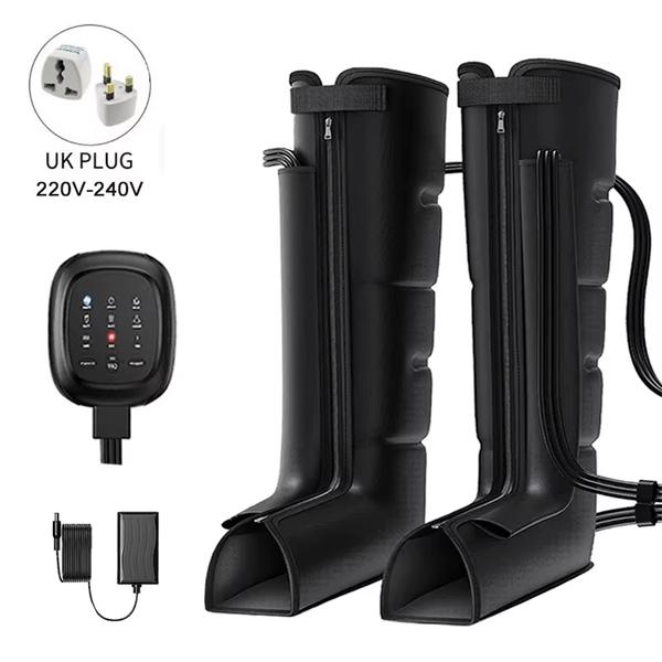 Leg Massager with Heat and Airbag Foot Calf Thigh Massager for Circulation and Muscle Relaxation Sequential Compression Boot