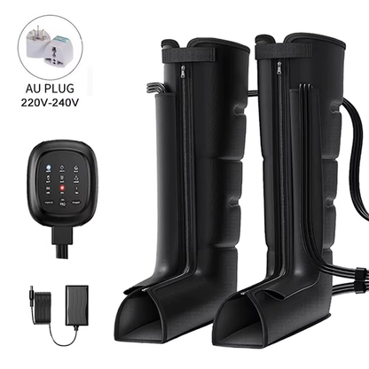 Leg Massager with Heat and Airbag Foot Calf Thigh Massager for Circulation and Muscle Relaxation Sequential Compression Boot