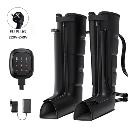 Leg Massager with Heat and Airbag Foot Calf Thigh Massager for Circulation and Muscle Relaxation Sequential Compression Boot