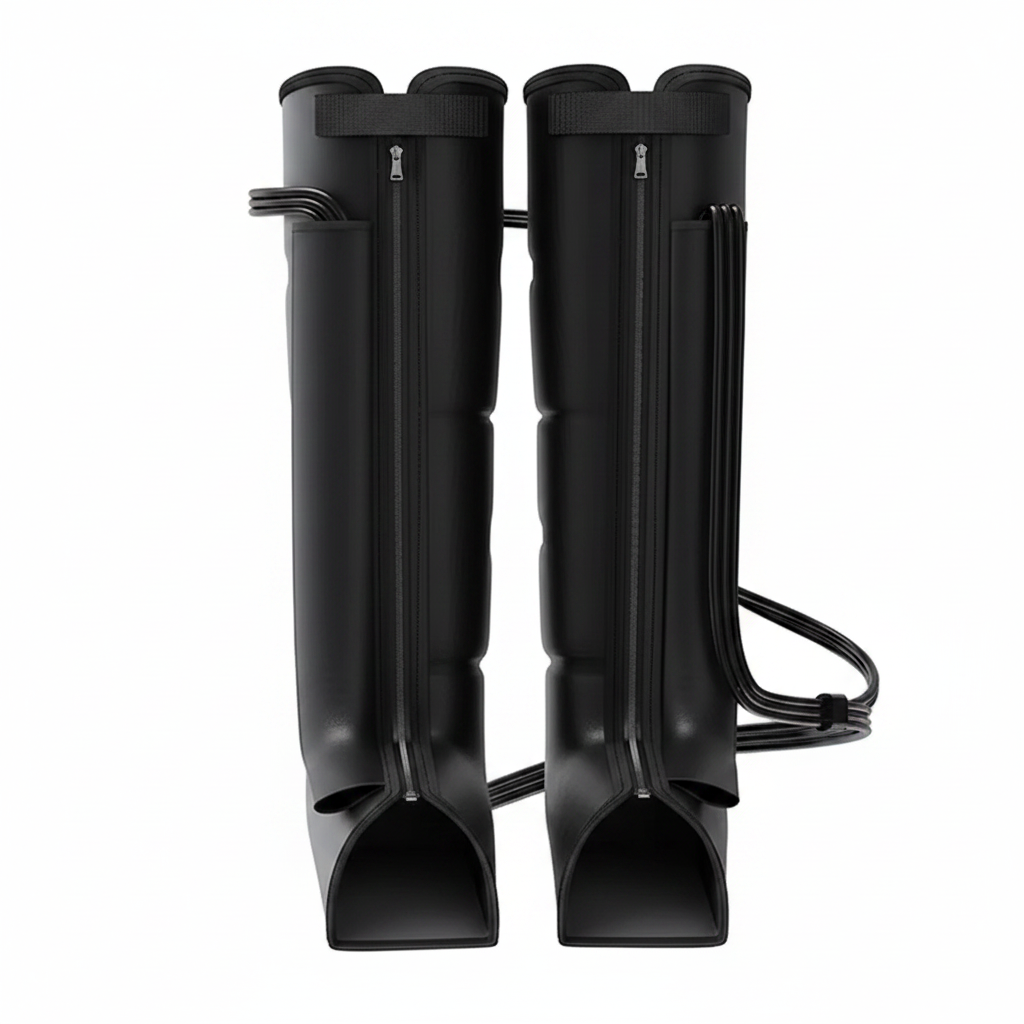 Leg Massager with Heat and Airbag Foot Calf Thigh Massager for Circulation and Muscle Relaxation Sequential Compression Boot