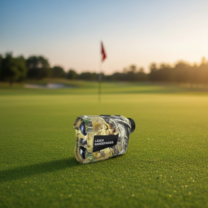 Hunting Laser Rangefinder 1000 Yards, Rechargeable Range Finder with Slope/Angle/Speed/Scan, 6X Magnification Camo Waterproof Rangefinder for Hunting, Golf & Archery
